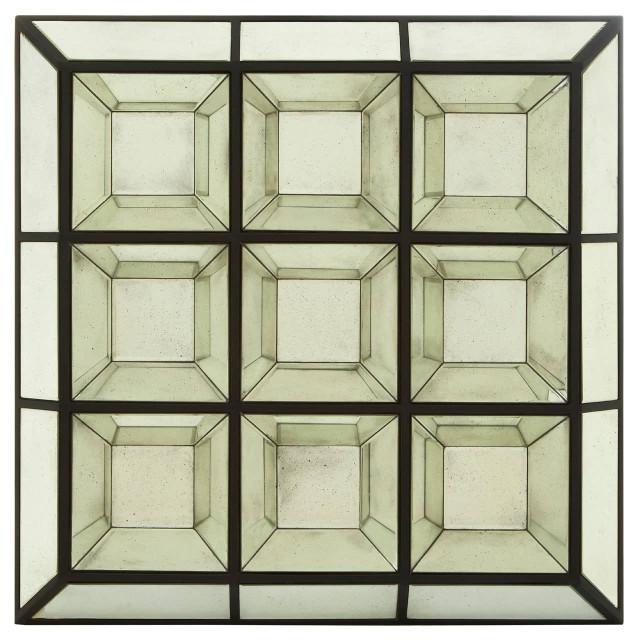 Premier Housewares Riza Multi 3D Design Wall Mirror