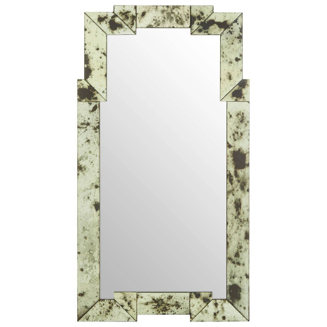 Premier Housewares Riza Rectangular And Cut Out Frame Wall Mirror