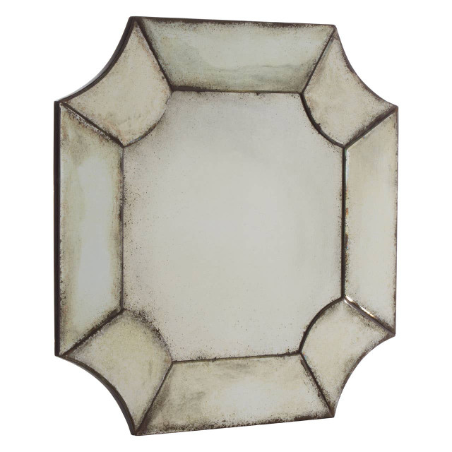 Premier Housewares Riza Wall Mirror With Curved Corners