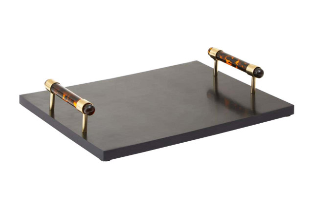 Premier Housewares Roma Rectangular Tortoise Shell Tray