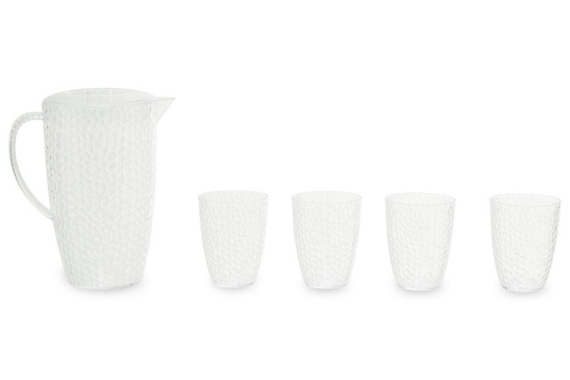Premier Housewares Romm 2.2L Plastic Pitcher With 4 Cups