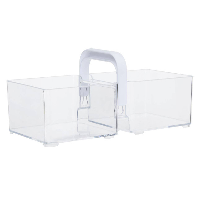 Premier Housewares Romm Clear Plastic Kitchen Organiser With Handle