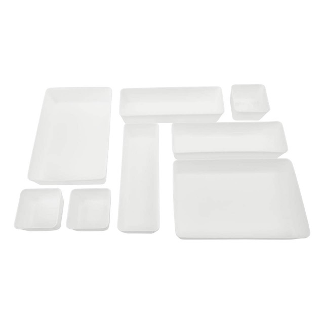 Premier Housewares Romm Eight Piece Drawer Set Organiser