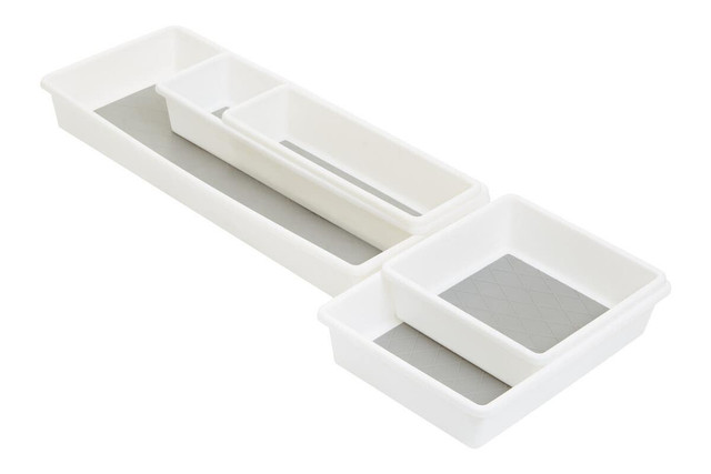 Premier Housewares Romm Set Of 5 Plastic Drawer Organiser