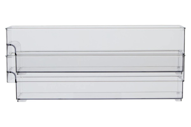 Premier Housewares Romm Set Of Two Small Stackable Fridge Storage Trays