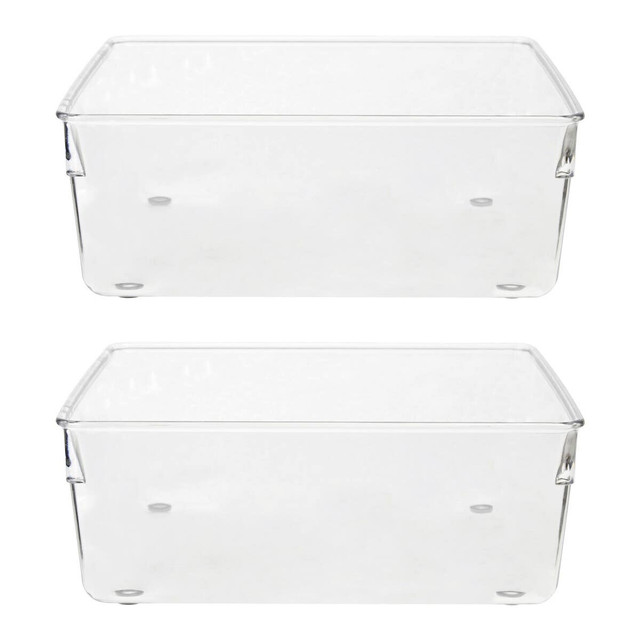 Premier Housewares Romm Set Of Two Square Pantry Or Fridge Organisers