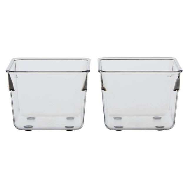 Premier Housewares Romm Small Set Of Two Square Kitchen Organisers