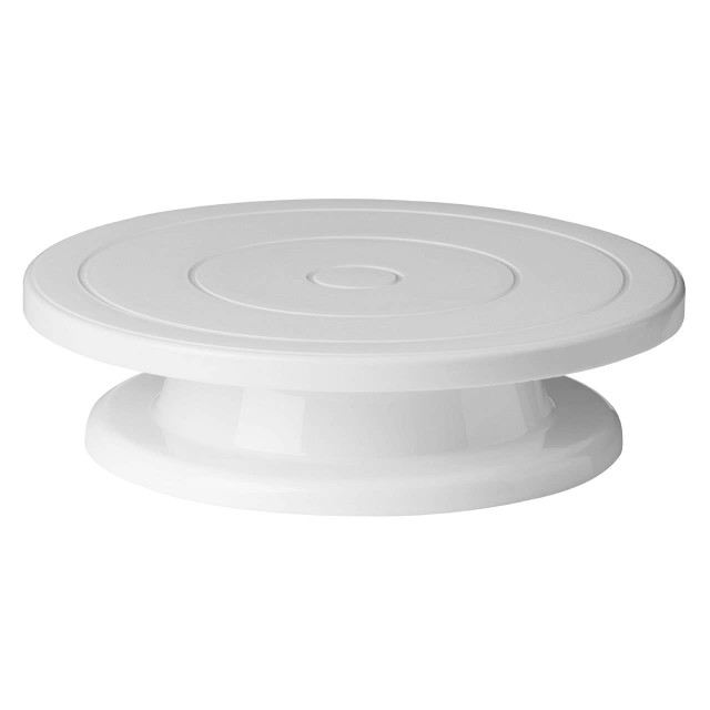 Premier Housewares Romm White Cake Decorating Turntable Stand