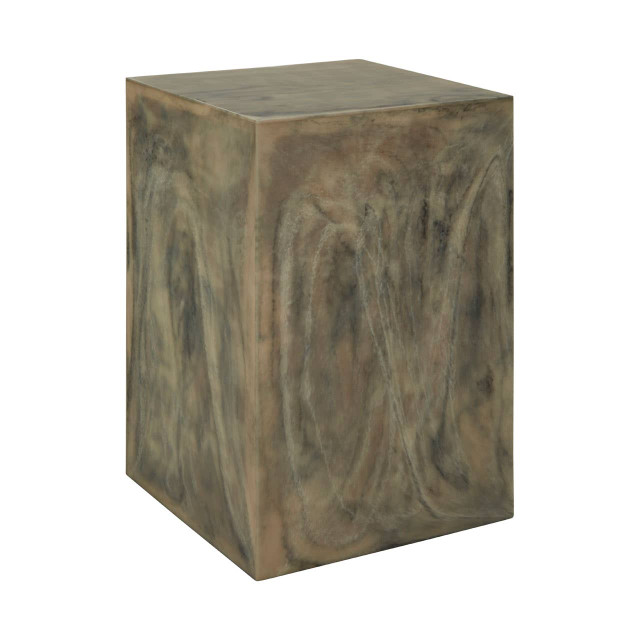 Premier Housewares Rosado Marble Effect Side Table And Stool