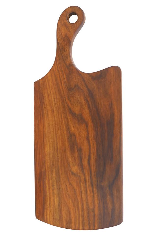 Premier Housewares Rosi Natural Finish Tropical Rosewood Serving Or Cutting Board In Organic Shape