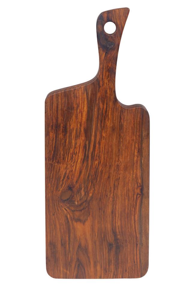 Premier Housewares Rosi Organic Shaped Tropical Rosewood Serving Or Cutting Board With Natural Finish