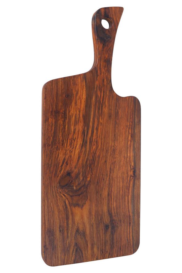 Premier Housewares Rosi Organic Shaped Tropical Rosewood Serving Or Cutting Board With Natural Finish