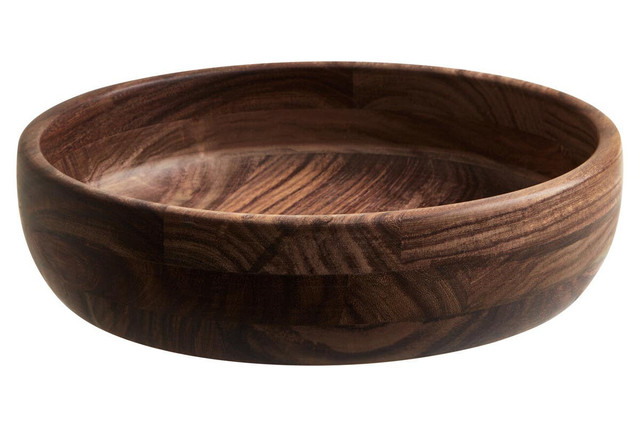 Premier Housewares Rosi Round Sheesham Wood Salad Bowl