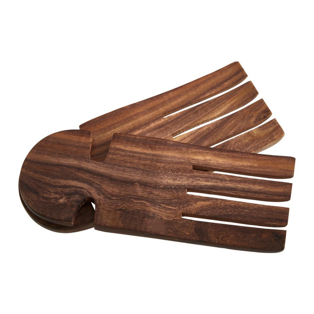 Premier Housewares Rosi Sheesham Wood Salad Hand Servers