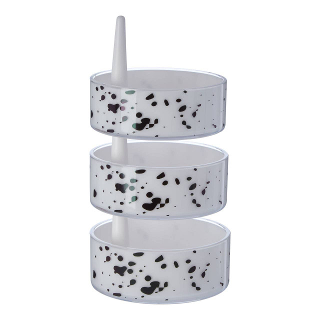 Premier Housewares Rota 3Pc Speckled Plastic Rotary Storage Set