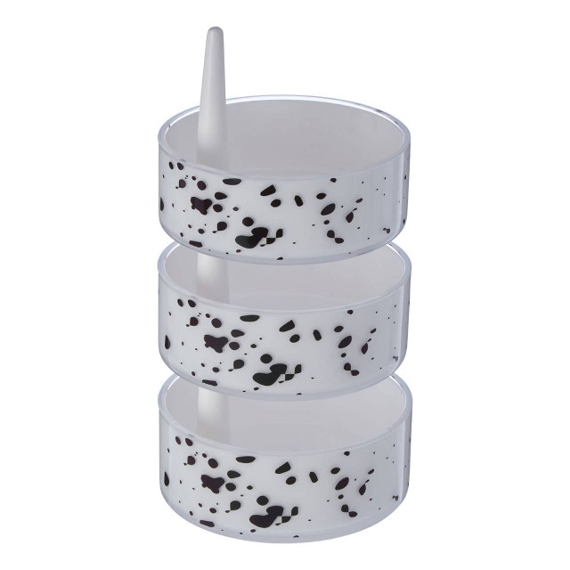 Premier Housewares Rota 3Pc Speckled Plastic Rotary Storage Set