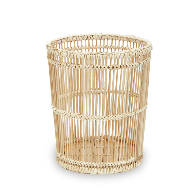 premier housewares Rustc Natural Rattan And Bamboo Waste Bin