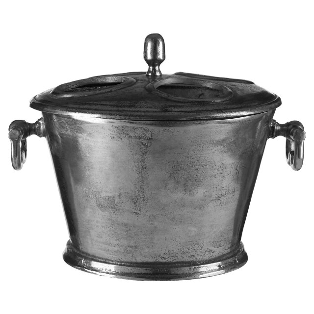 premier housewares Rustic Antique Silver 4 Bottle Wine Cooler