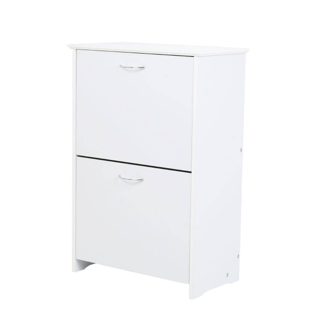 Premier Housewares Ryan White Finish Shoe Storage Cupboard