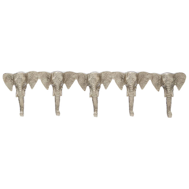 premier housewares Safari 5 Hook Elephant Head Hanger