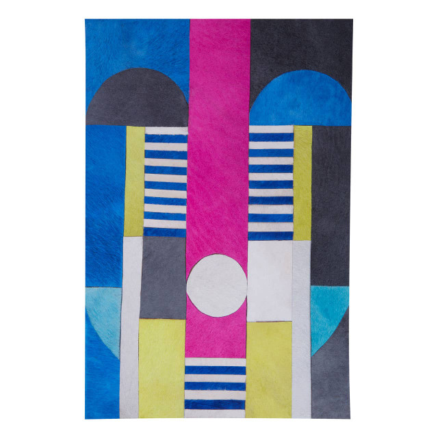 Premier Housewares Safira Genuine Leather Multicoloured Wall Art