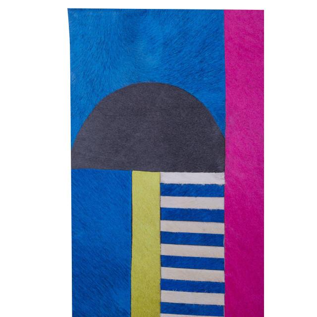 Premier Housewares Safira Genuine Leather Multicoloured Wall Art