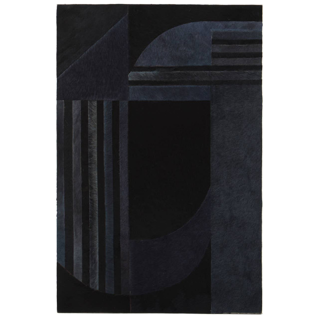 Premier Housewares Safira Grey And Black Deco Print Wall Art