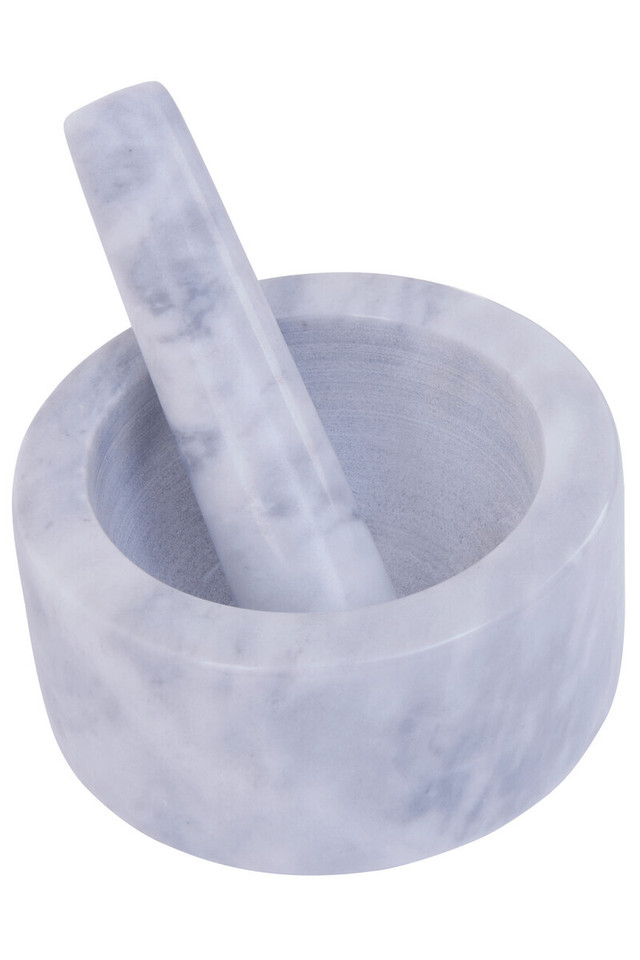 Premier Housewares Salerno Grey Marble Mortar And Pestle
