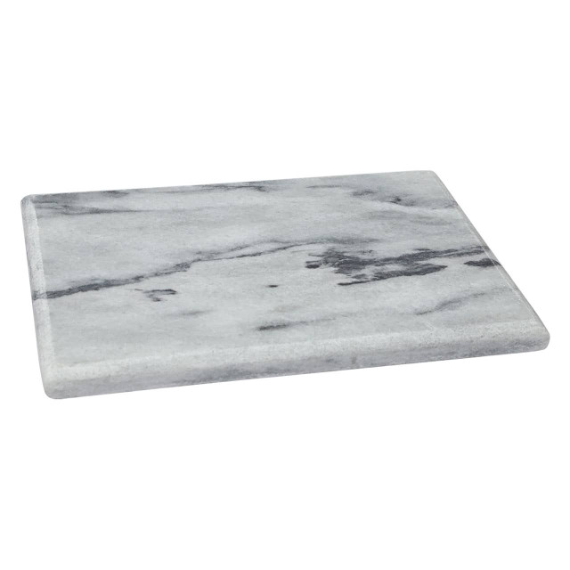 Premier Housewares Salerno Large White Marble Rectangular Chopping And Serving Board