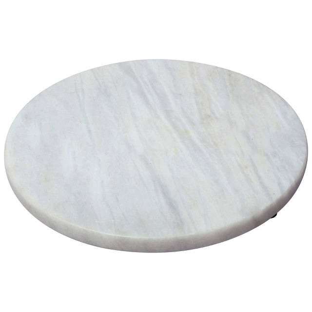 Premier Housewares Salerno White Round Chopping And Serving Board