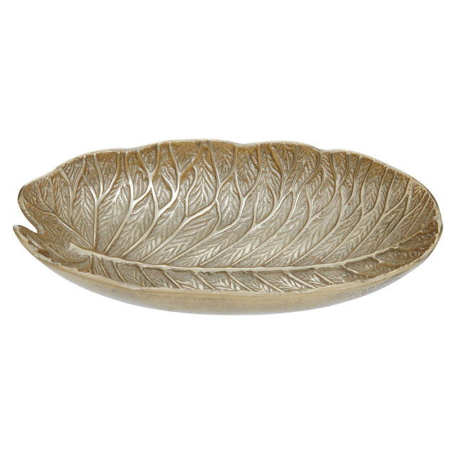 Premier Housewares Salma Gold Finish Lotus Leaf Bowl