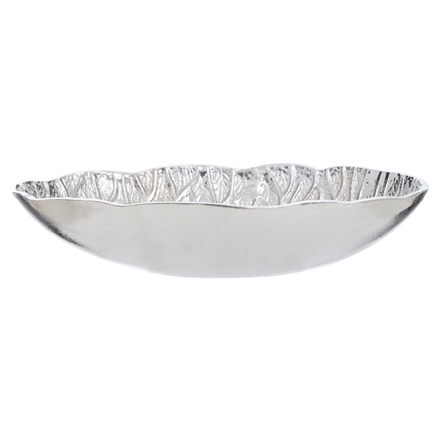 premier housewares Salma Silver Finish Lotus Leaf Bowl