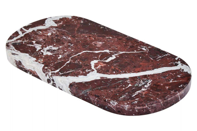 Premier Housewares Salmo Oval Red Marble Serving Board