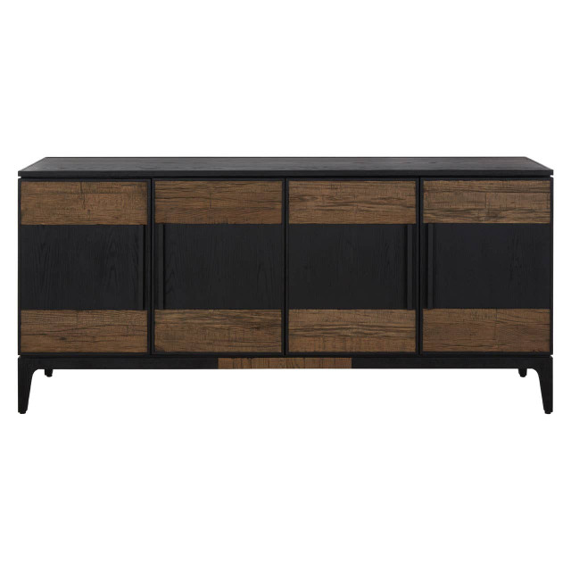 premier housewares Salvar Two Tone Oak Wood Sideboard