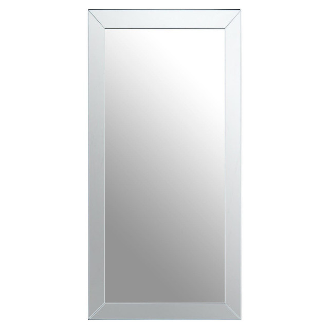 premier housewares Sana Large Rectangular Wall Mirror with Bevelled Frame