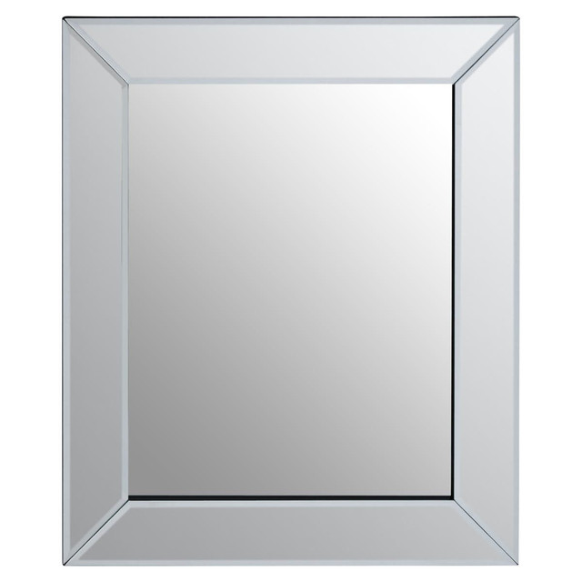 Premier Housewares Sana Small Rectangular Wall Mirror With Bevelled Frame