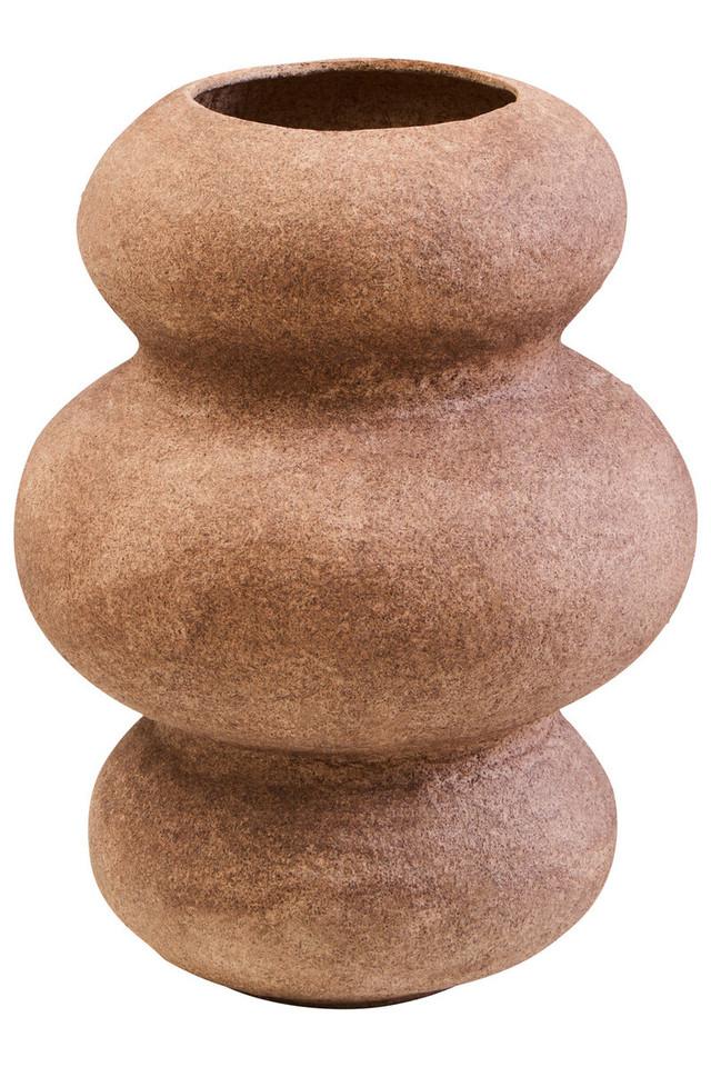 Premier Housewares Sanai Cotton Mache And Coco Shell Bubble Vase