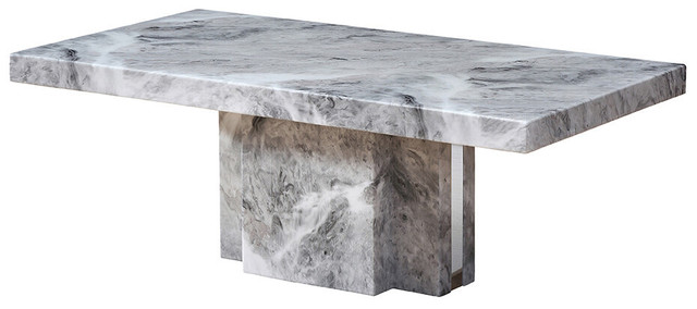 premier housewares Saronno Grey Marble Coffee Table