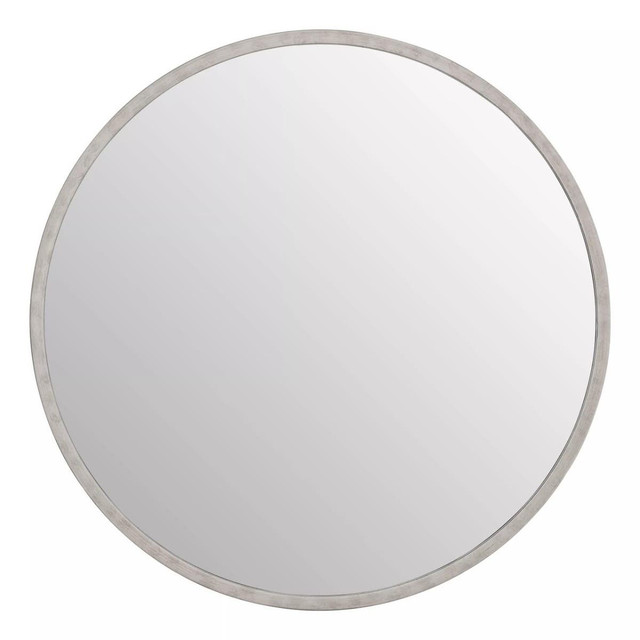 premier housewares Saska Medium Antique Silver Round Wall Mirror