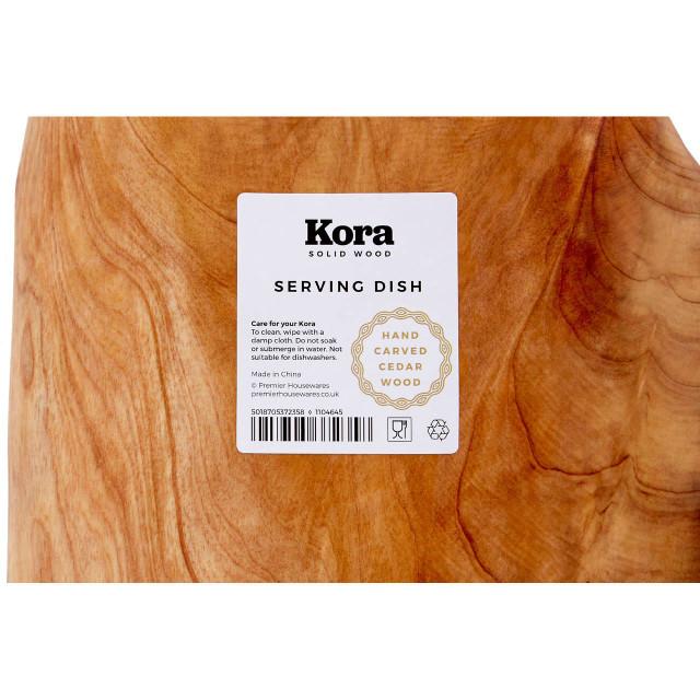 Premier Housewares Savin Serving Platter In Cedarwood
