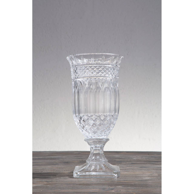 Premier Housewares Savita Footed Vase With Square Base