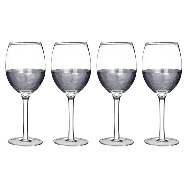 premier housewares Set Of Four Apollo Small Wine Glasses