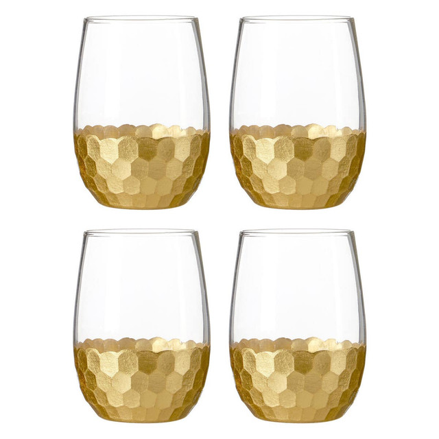 premier housewares Set Of Four Astrid Glass Tumblers