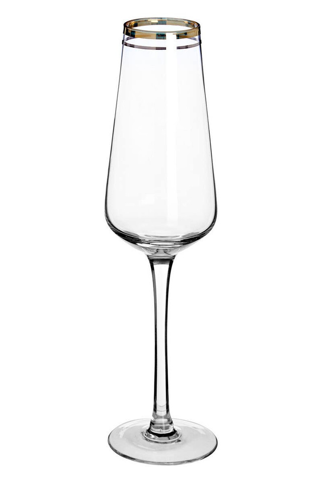 Premier Housewares Set Of Four Charleston Champagne Glasses