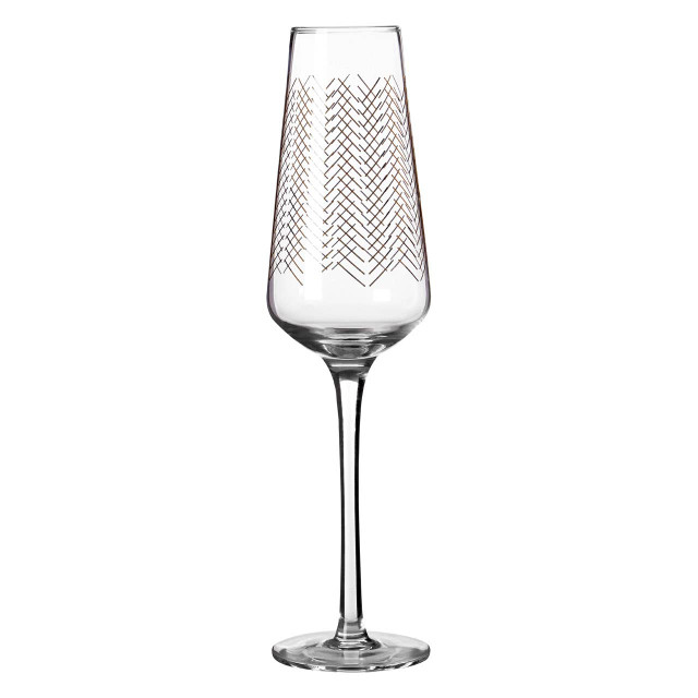 Premier Housewares Set Of Four Jazz Champagne Glasses