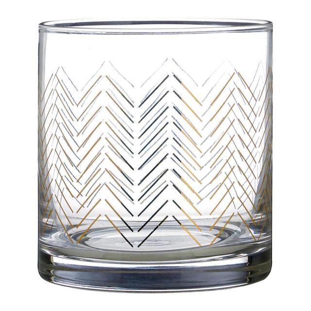 Premier Housewares Set Of Four Jazz Tumbler Glasses