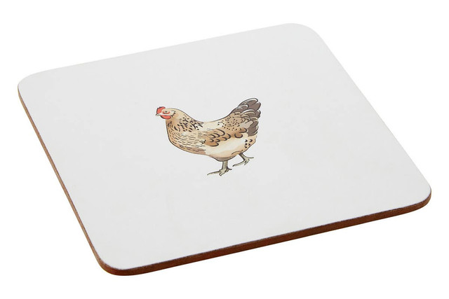 Premier Housewares Set Of Four Mrs Henderson Cork Coasters