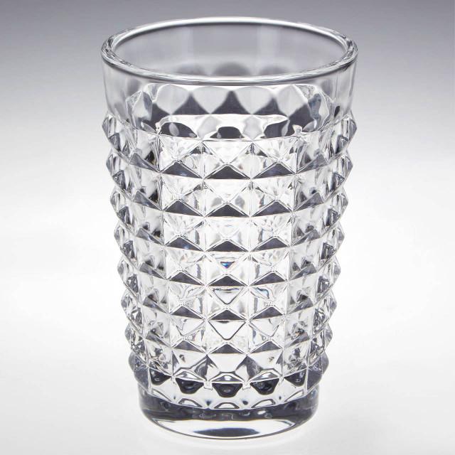 Premier Housewares Set Of Four Pyramid Hi Ball Glasses