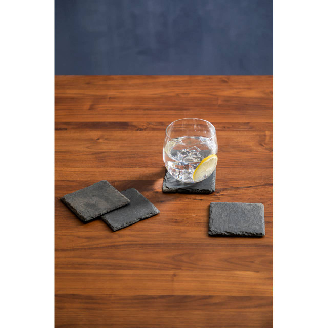 Premier Housewares Set Of Four Slate Square Coasters