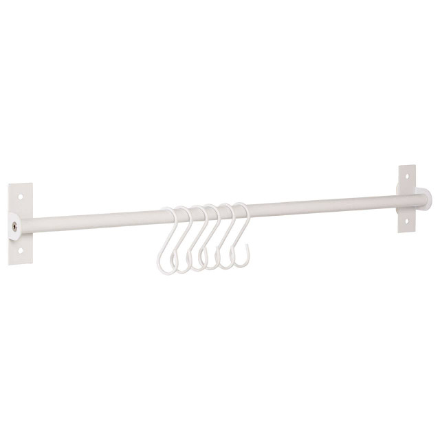 Premier Housewares Set Of Ten Sorello Matt White Hooks